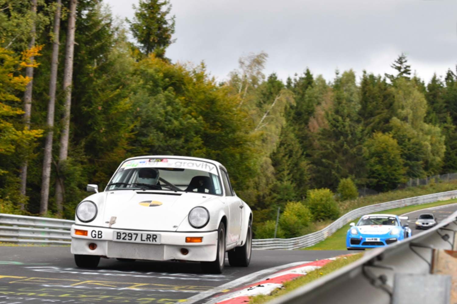 car on track